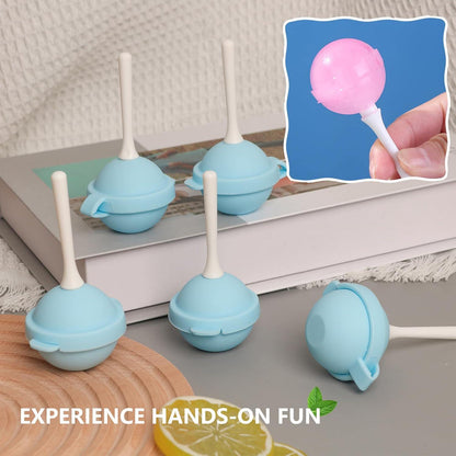 Silicone Lollipop Ice Ball Mold with Food-Grade Lid