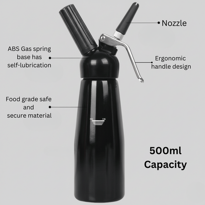 Aluminium Whipped Cream Dispenser(500ml)