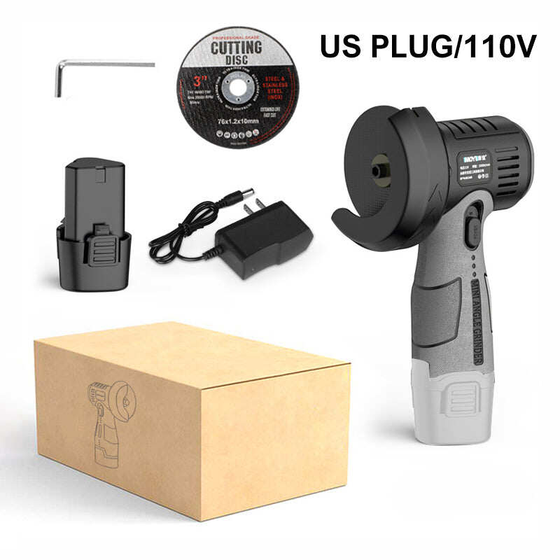 12V Mini Angle Grinder with Cutting Disc