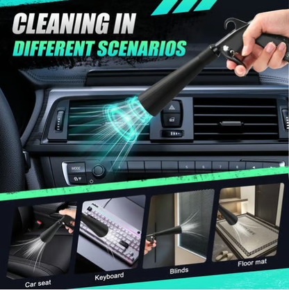 Air Blow Gun Car Interior Cleaning Gun High Pressure Car Detailing Cleaning Tool with Nozzle and Auto Detailing Dusting Brush