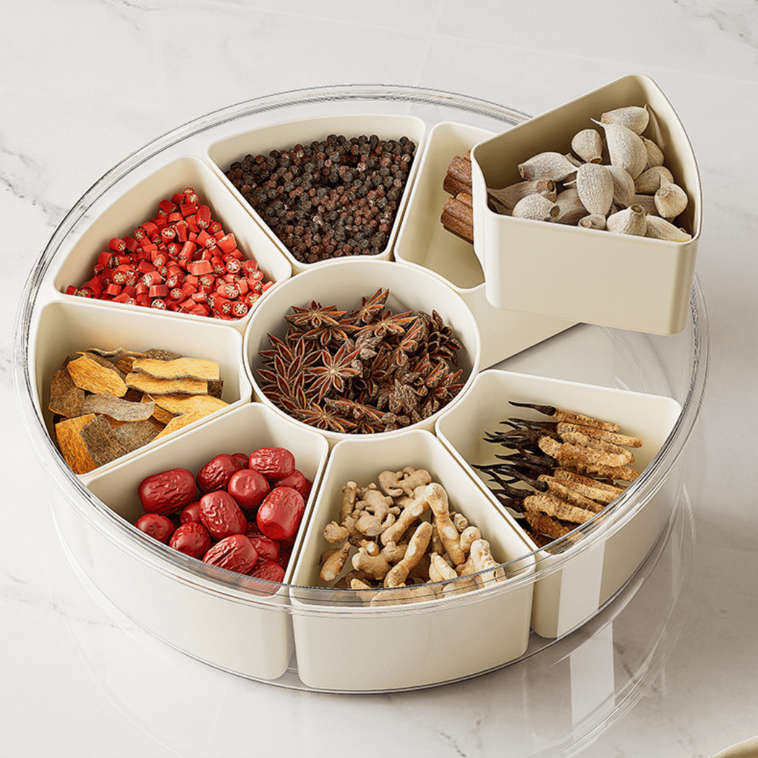 Multi-Purpose Plastic Food Storage Container with Lid