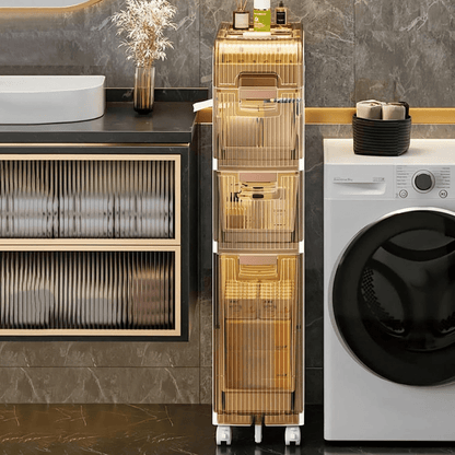 Multipurpose Plastic Bathroom Storage Cabinet