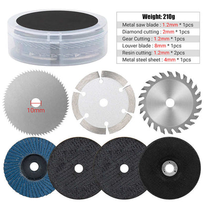 12V Mini Angle Grinder with Cutting Disc