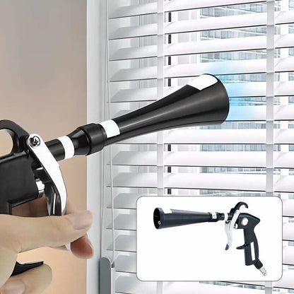 Air Blow Gun Car Interior Cleaning Gun High Pressure Car Detailing Cleaning Tool with Nozzle and Auto Detailing Dusting Brush