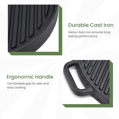 Versatile Grill Cast Iron Non-Stick Grill Pan