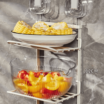 Wall-Mounted Multifunctional Storage Rack